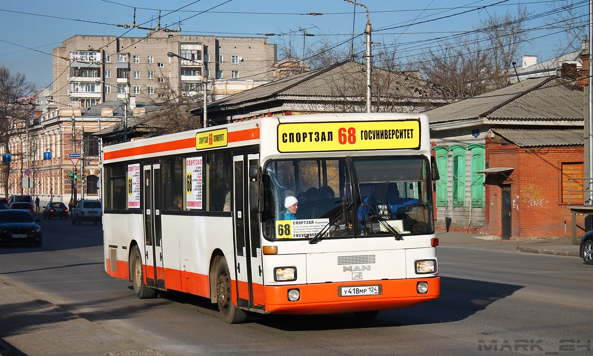 Красноярский край, MAN 791 SL202 № У 418 МР 124