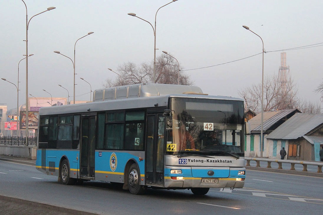 Almaty, Yutong ZK6120HGM Nr. 123