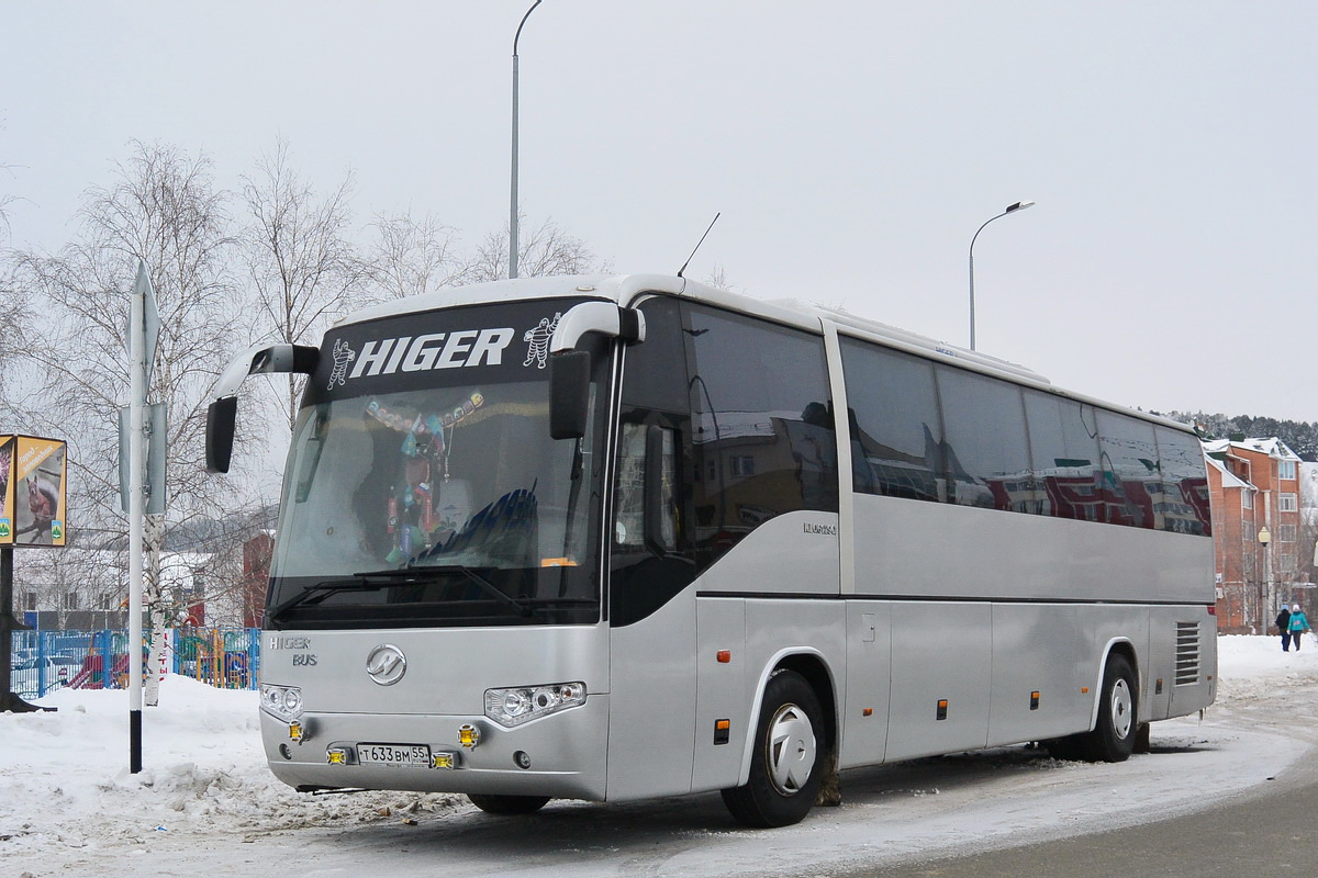 Омская область, Higer KLQ6129Q № Т 633 ВМ 55