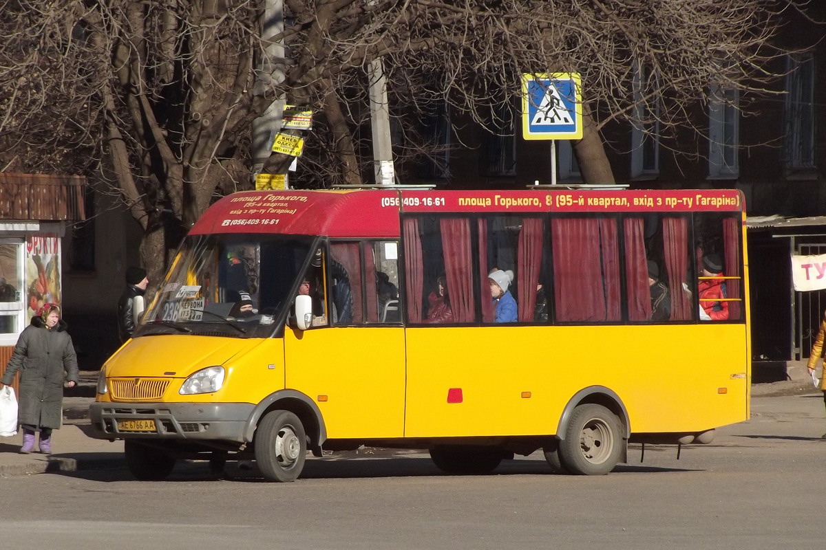 Dnepropetrovsk region, Ruta 25 # AE 6766 AA