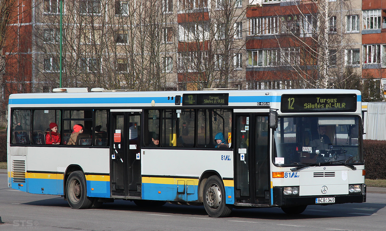 Литва, Mercedes-Benz O405N № 81