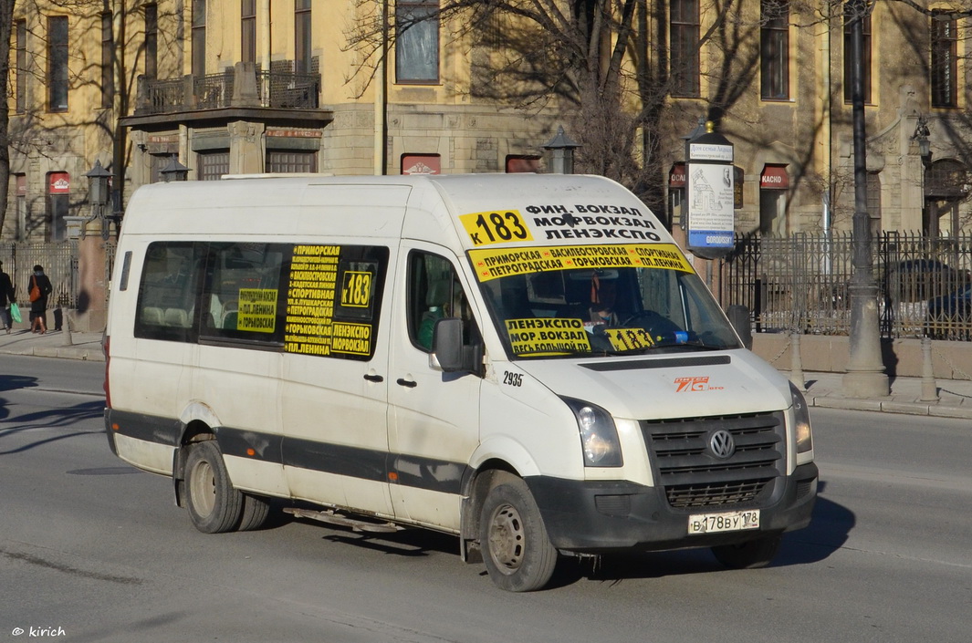 Санкт-Петербург, БТД-2219 (Volkswagen Crafter) № 2935