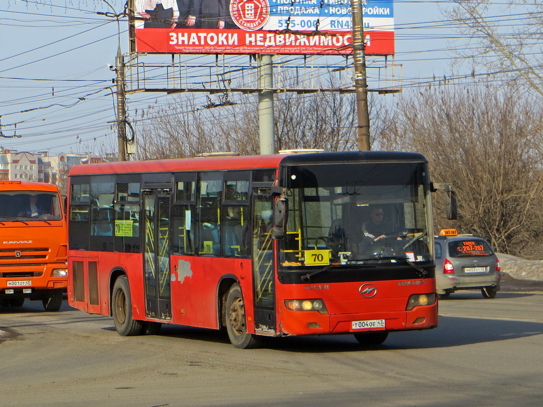 Кировская область, Higer KLQ6118GS № Т 004 ОЕ 43