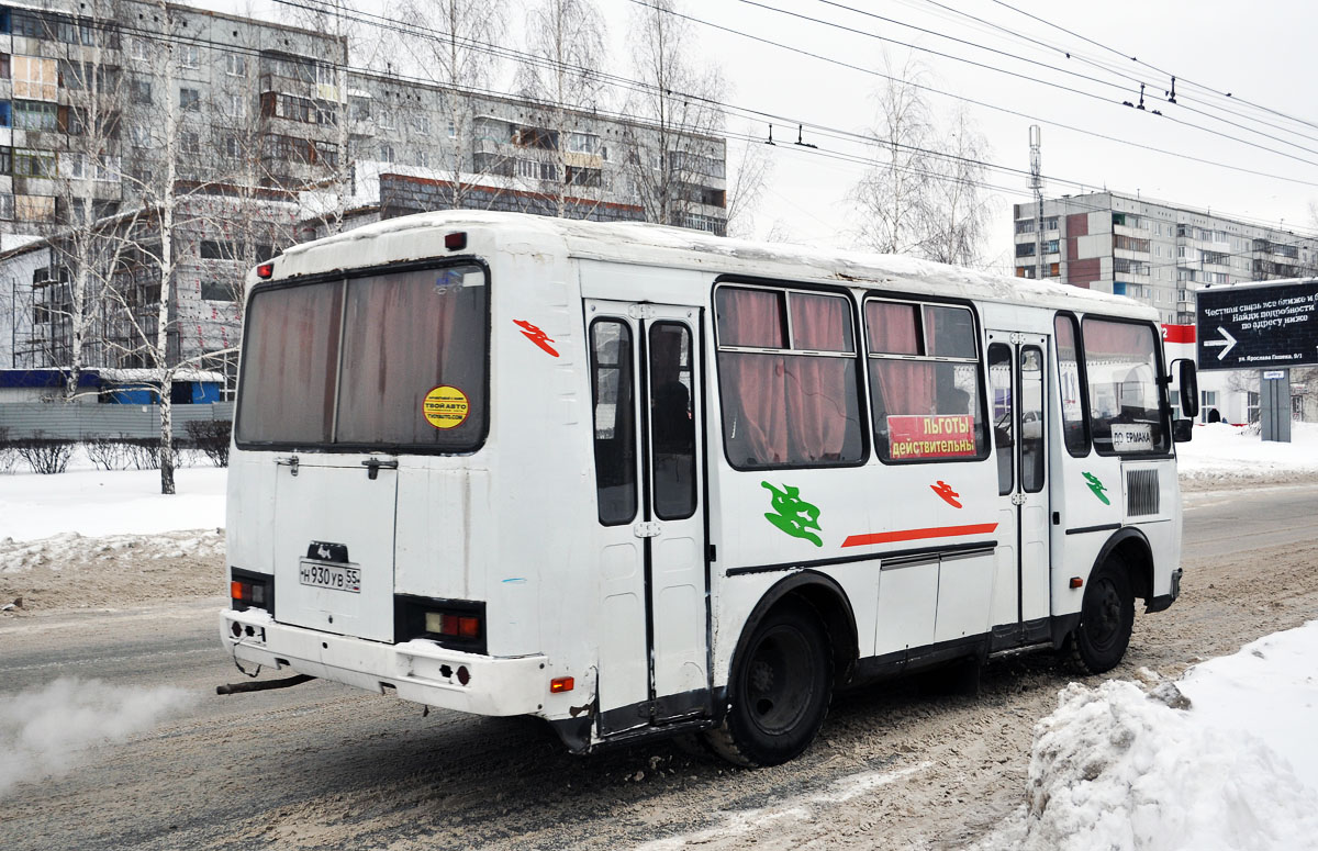 Омская область, ПАЗ-32051-110 № Н 930 УВ 55