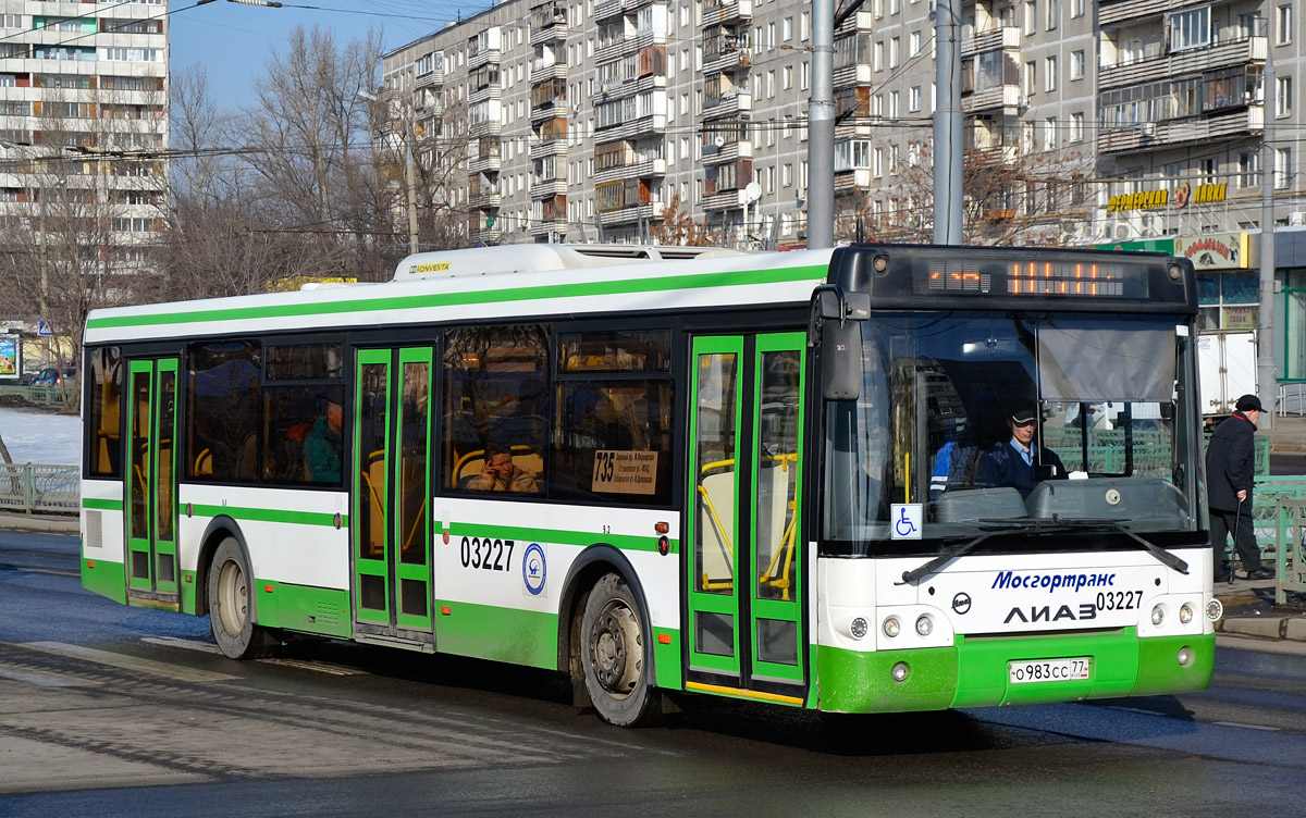 Москва, ЛиАЗ-5292.22 (2-2-2) № 03227