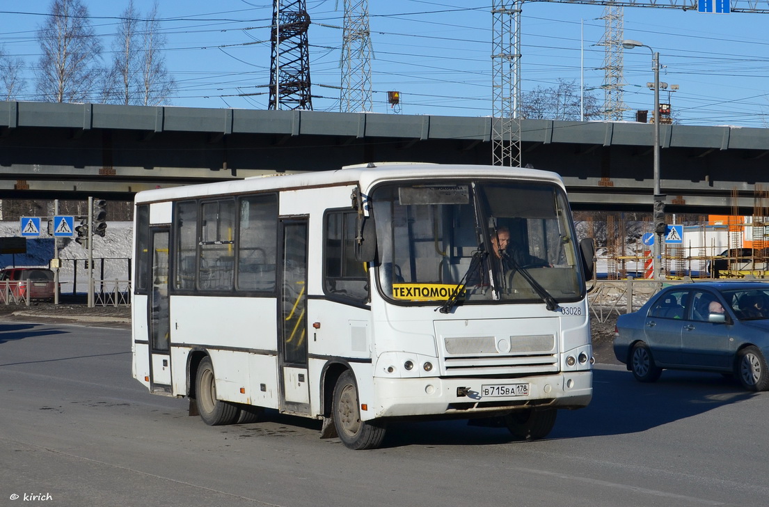 Санкт-Петербург, ПАЗ-320402-03 № 03028