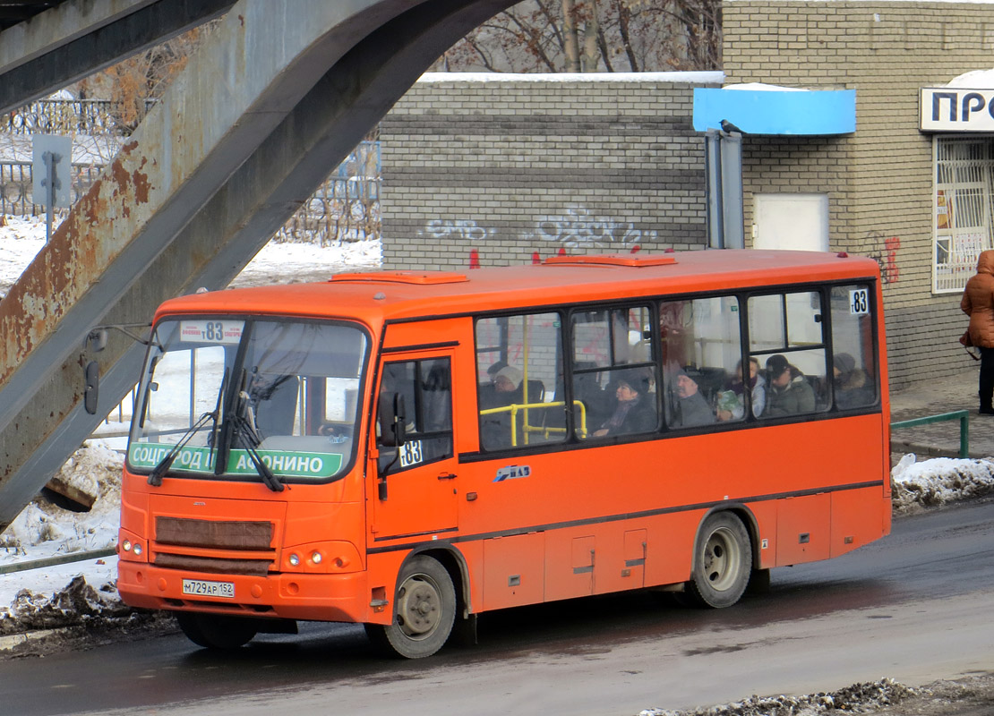 Nizhegorodskaya region, PAZ-320402-05 č. М 729 АР 152