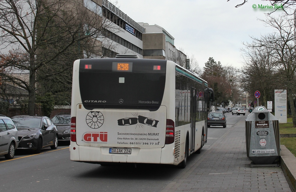 Гессен, Mercedes-Benz O530 Citaro facelift № DA-AK 224