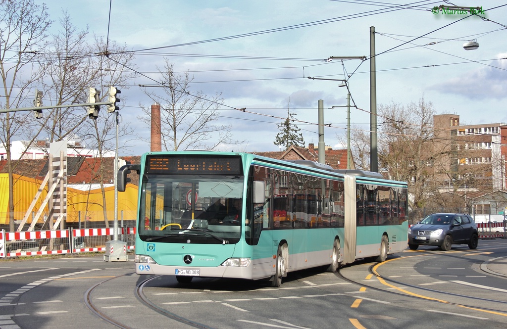 Гессен, Mercedes-Benz O530G Citaro facelift G № HG-AB 388