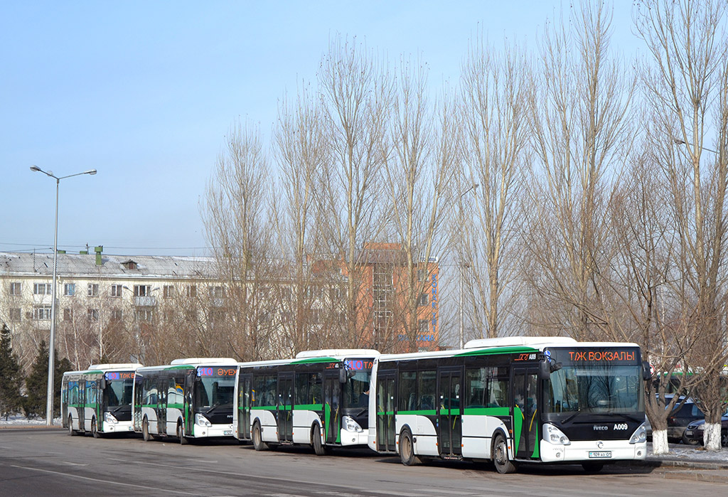 Астана, Irisbus Citelis 12M № A009; Астана — Автовокзалы, автостанции, конечные остановки