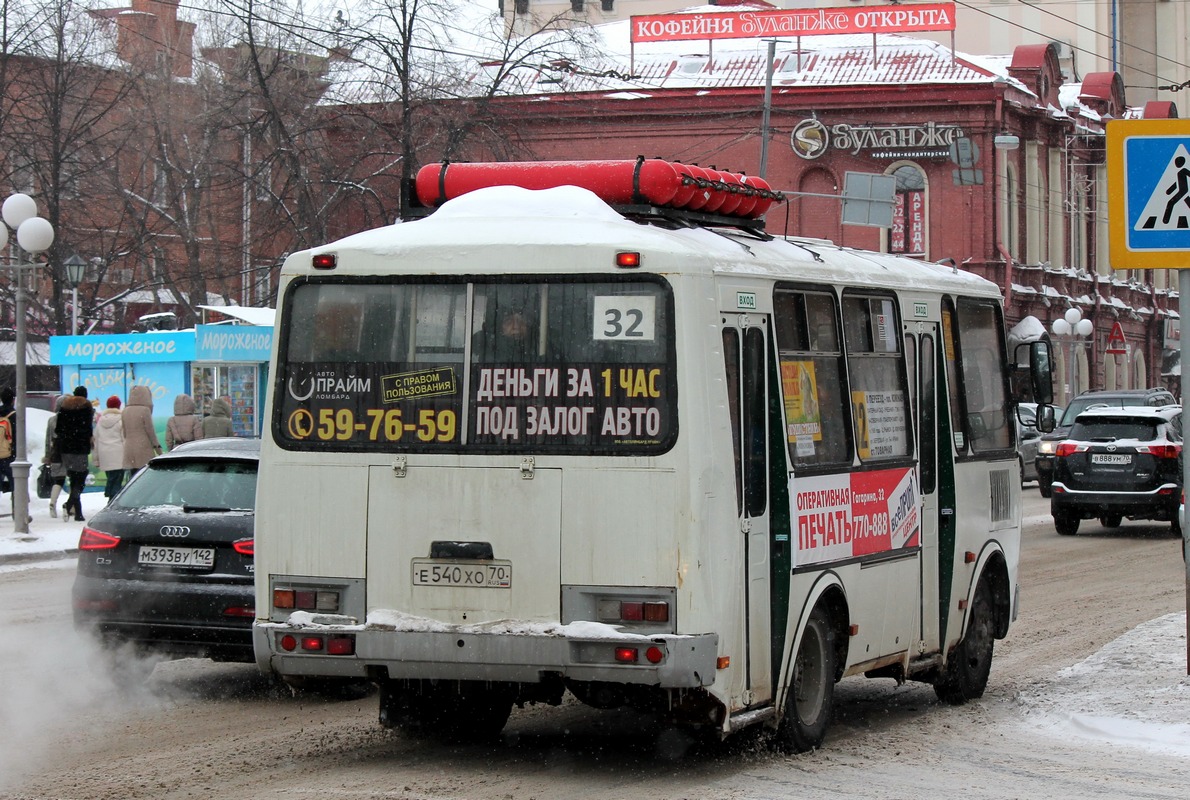 Томская область, ПАЗ-32054 № Е 540 ХО 70