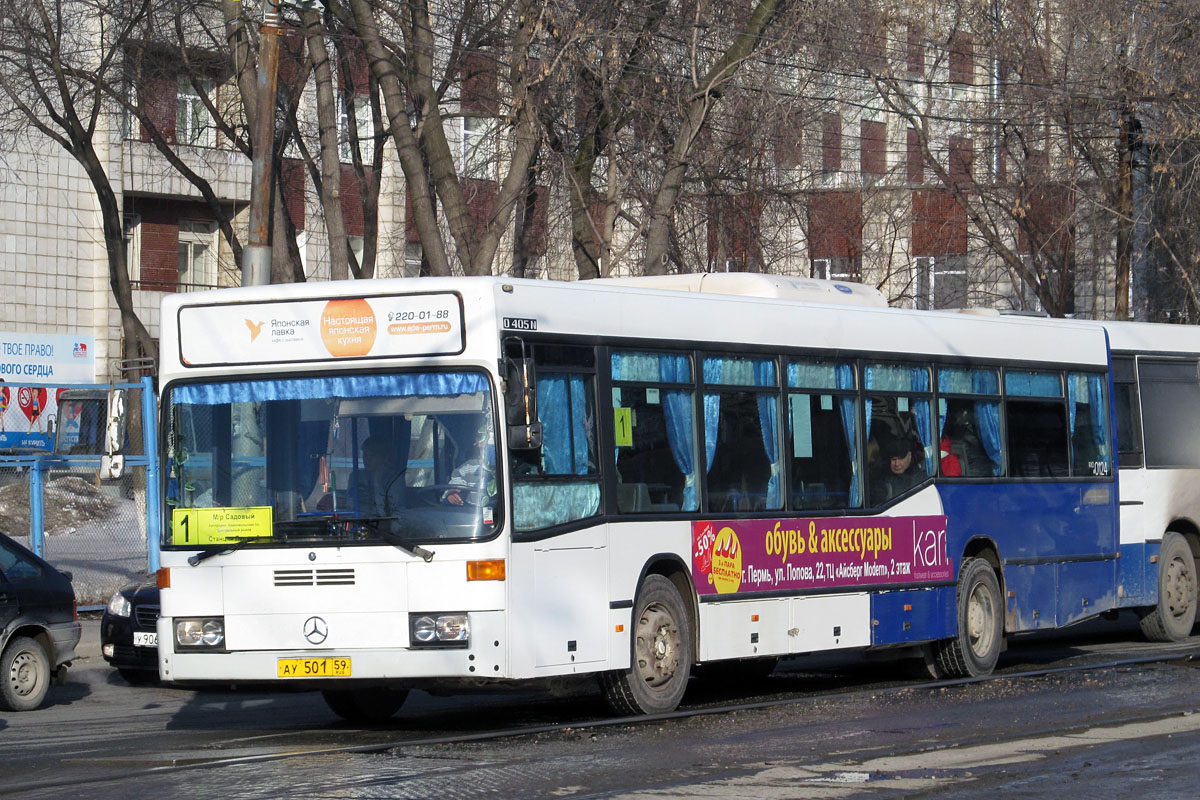 Пермский край, Mercedes-Benz O405N2 № АУ 501 59