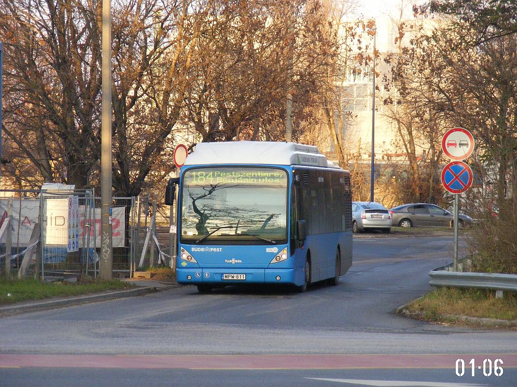 Венгрыя, Van Hool New A330 CNG № MPW-611