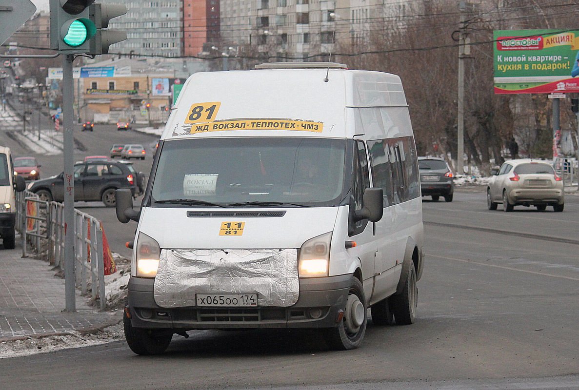 Челябинская область, Нижегородец-222702 (Ford Transit) № Х 065 ОО 174