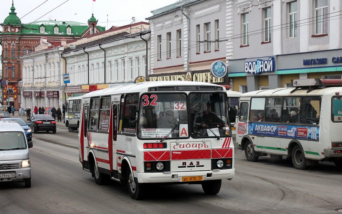 Томская область, ПАЗ-32051-110 № ВС 870 70