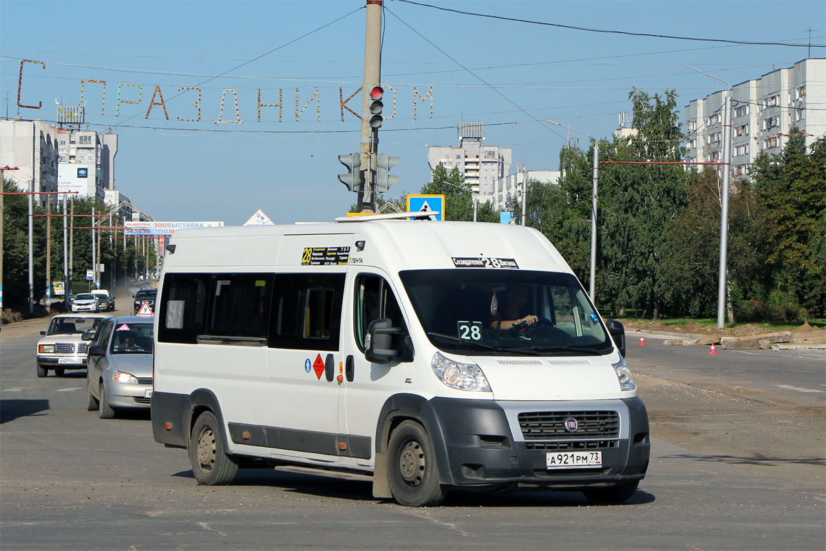 Ulyanovsk region, Nizhegorodets-FST613 (FIAT Ducato) # А 921 РМ 73