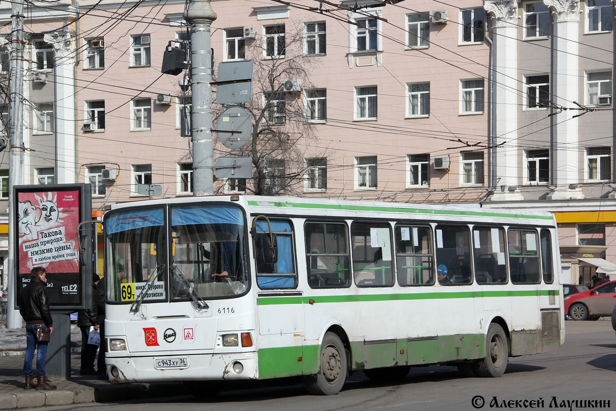 Воронежская область, ЛиАЗ-5256.25 № С 943 ХУ 36