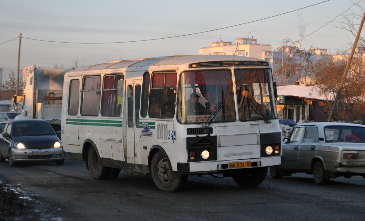 Омская область, ПАЗ-3205 (00) № 249