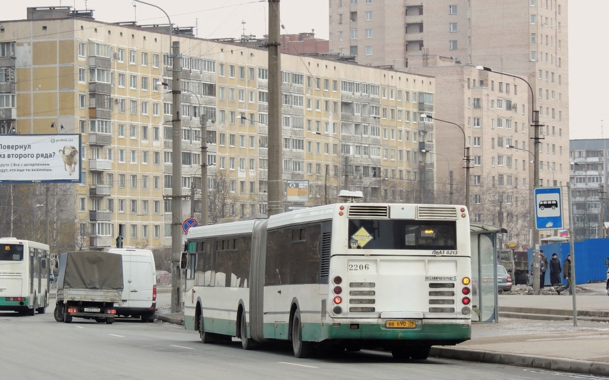 Санкт-Петербург, ЛиАЗ-6213.20 № 2206