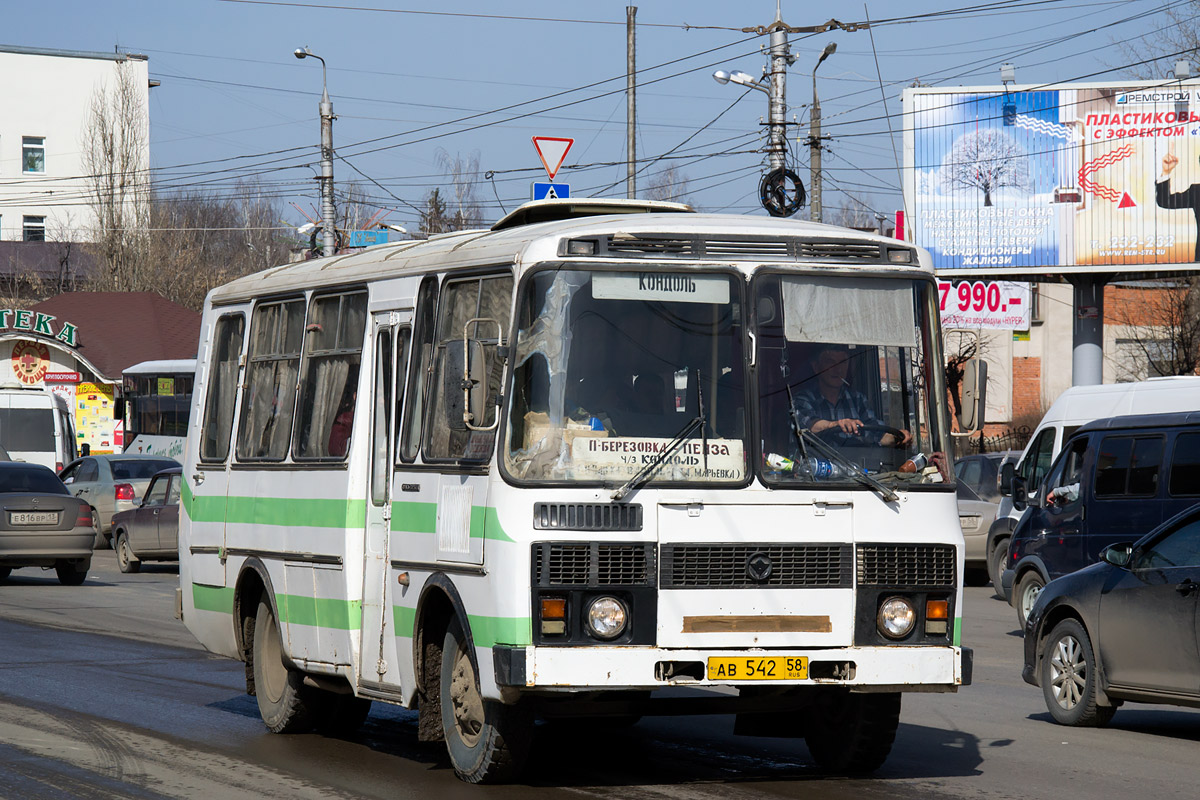 Пензенская область, ПАЗ-3205-110 № АВ 542 58