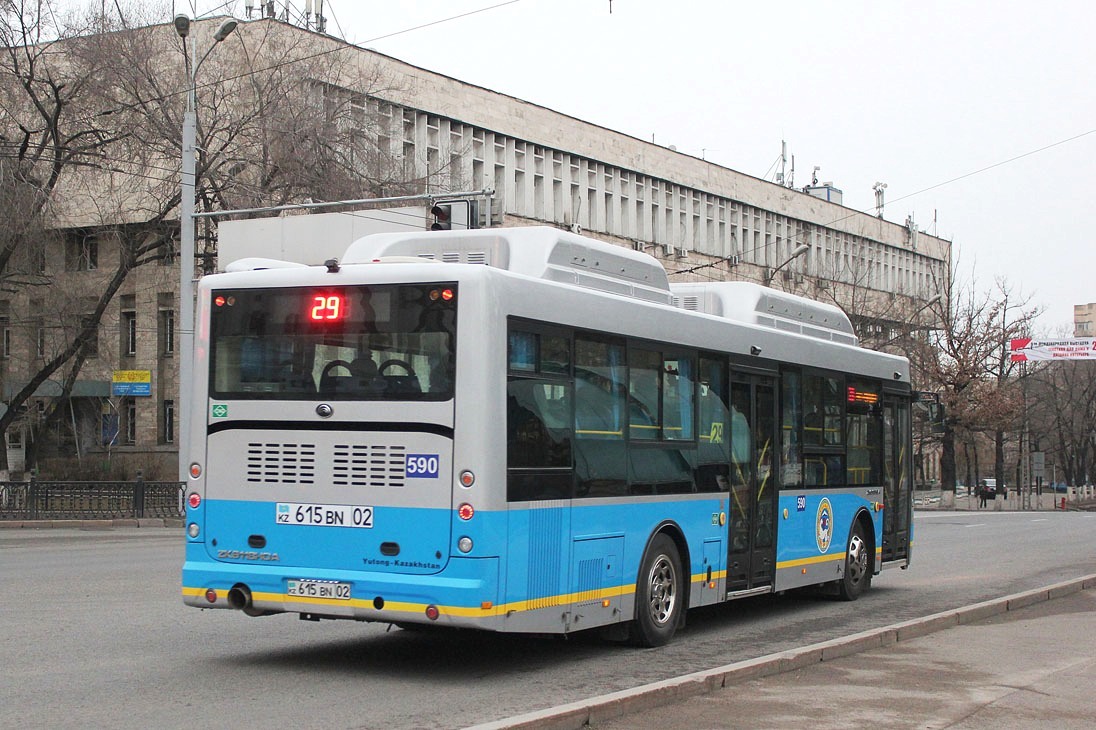 Алматы, Yutong ZK6118HGA № 590