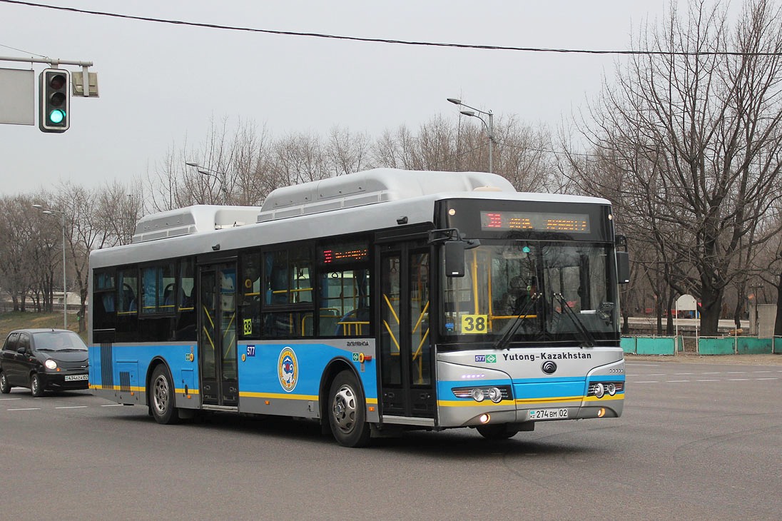 Алматы, Yutong ZK6118HGA № 577