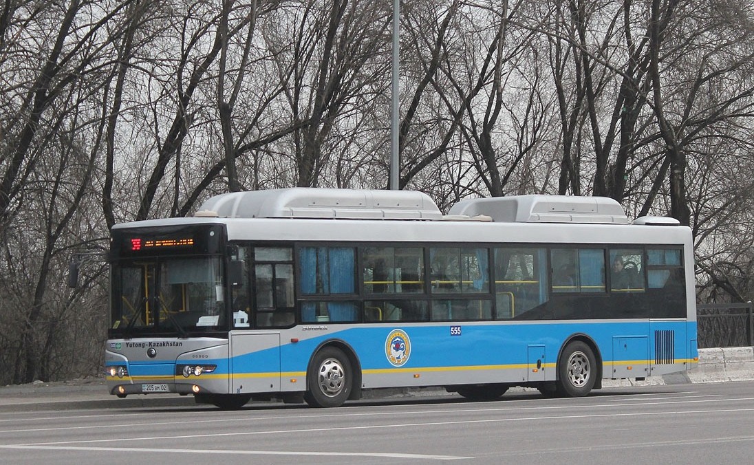 Алматы, Yutong ZK6118HGA № 555