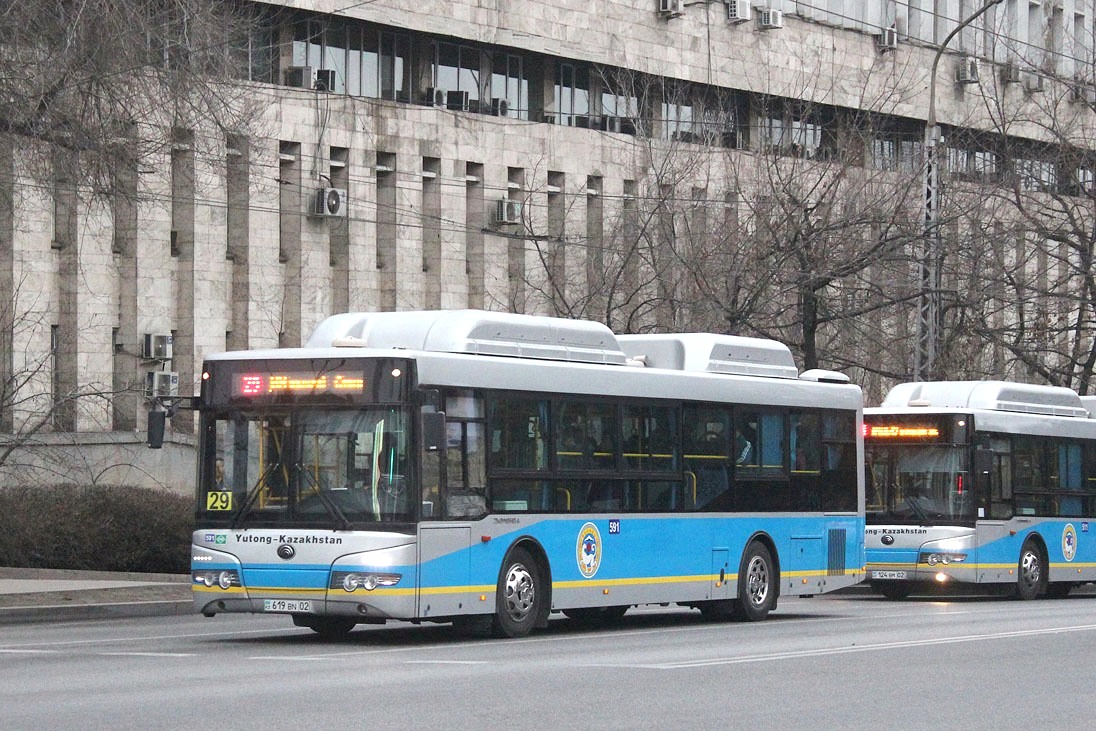 Алматы, Yutong ZK6118HGA № 591