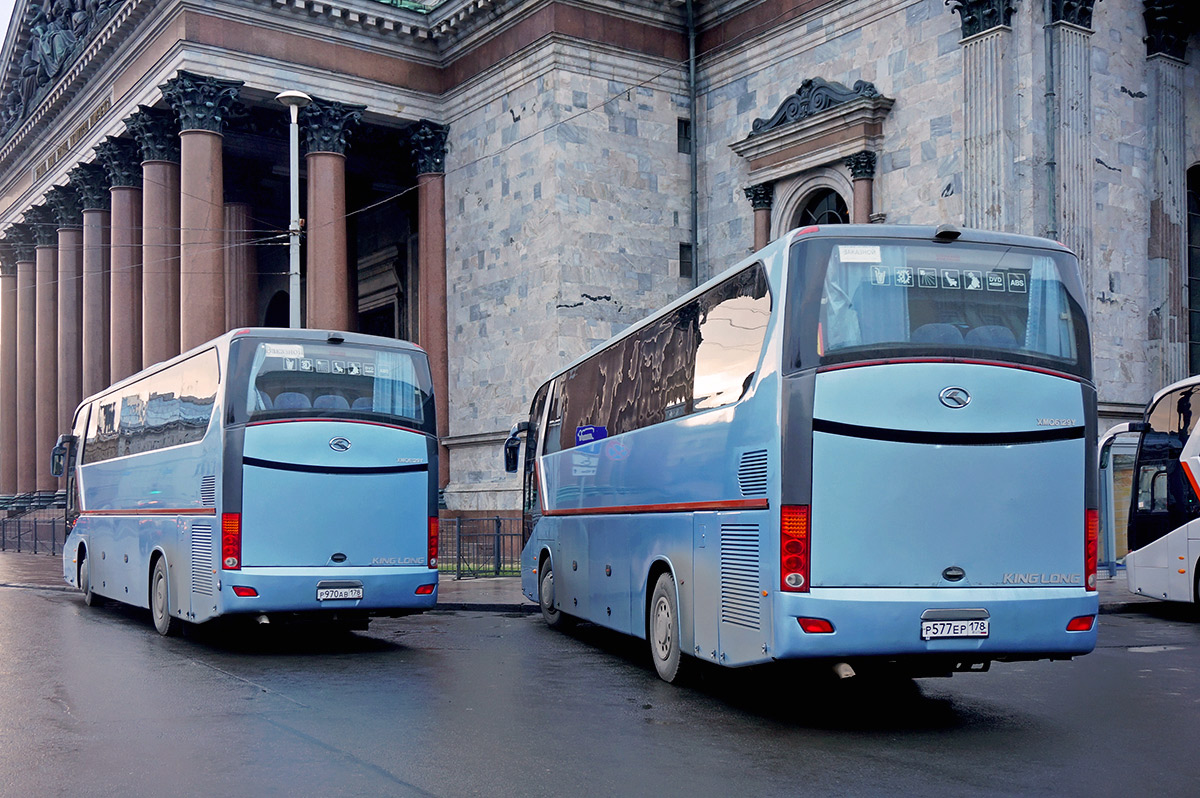 Санкт-Петербург, King Long XMQ6129Y № Р 970 АВ 178; Санкт-Петербург, King Long XMQ6129Y № Р 577 ЕР 178