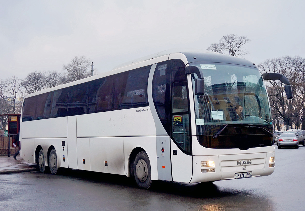 Санкт-Петербург, MAN R08 Lion's Coach L RHC444 L № В 637 ВС 178