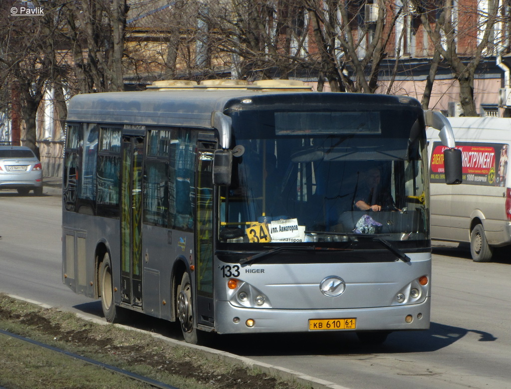 Ростовская область, Higer KLQ6891GA № 133