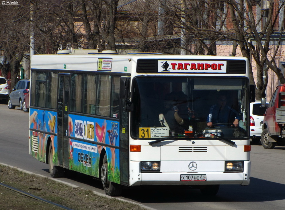 Ростовская область, Mercedes-Benz O407 № Х 107 НЕ 61