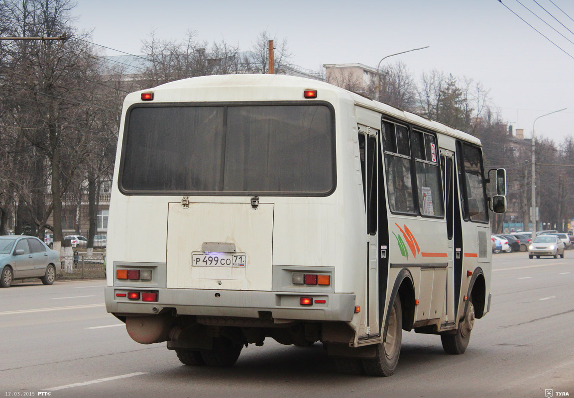 Тульская область, ПАЗ-32054 № Р 499 СО 71