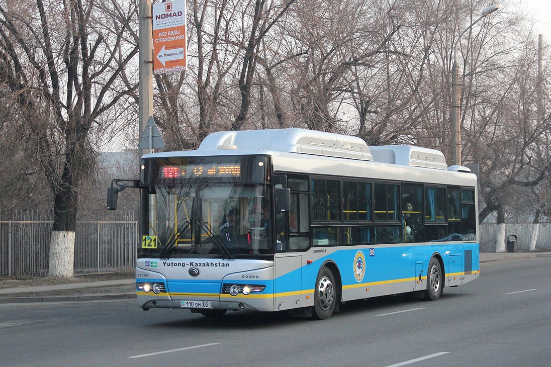 Алматы, Yutong ZK6118HGA № 505