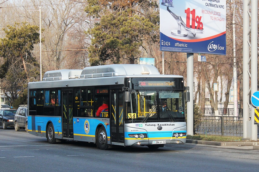 Алматы, Yutong ZK6118HGA № 584