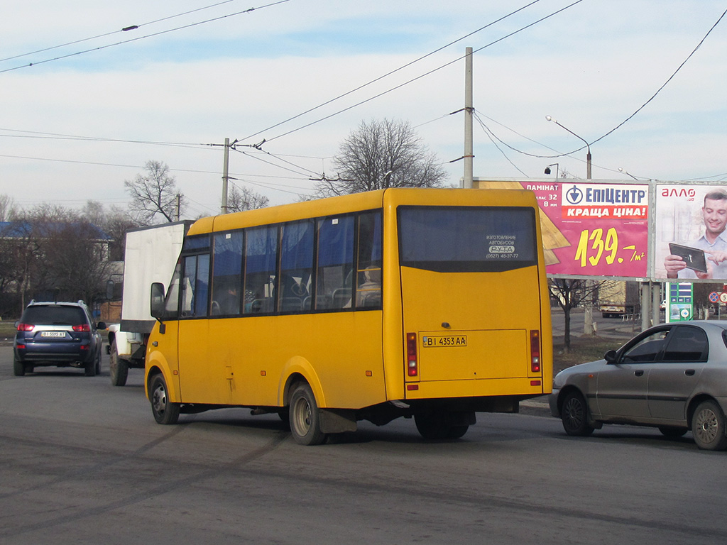 Полтавская область, Рута 25 Нова № BI 4353 AA