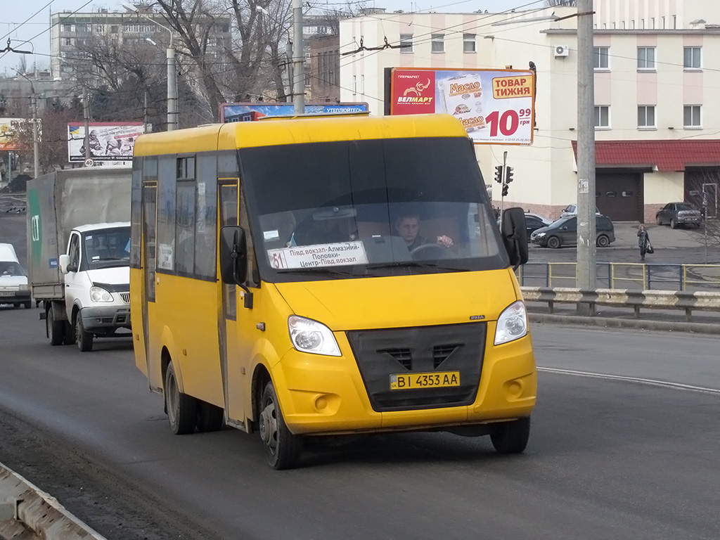 Полтавская область, Рута 25 Нова № BI 4353 AA