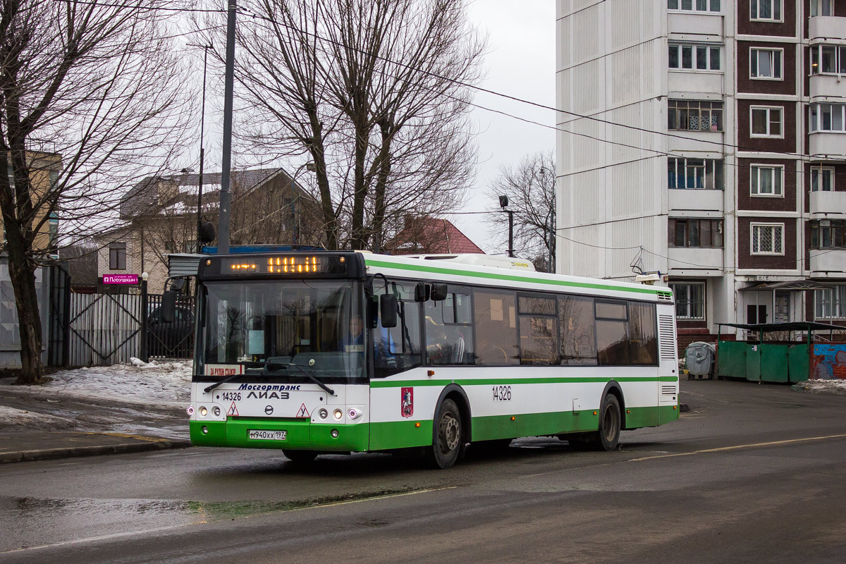 Москва, ЛиАЗ-5292.22-01 № 14326