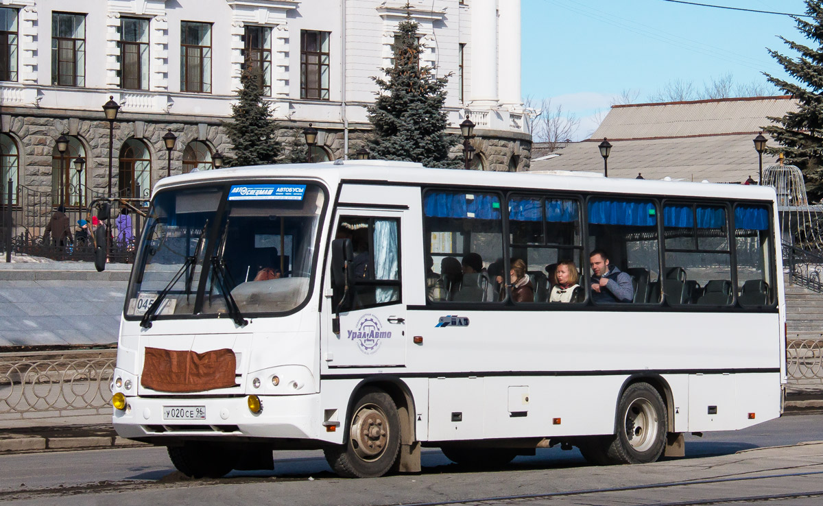 Свердловская область, ПАЗ-320402-05 № У 020 СЕ 96