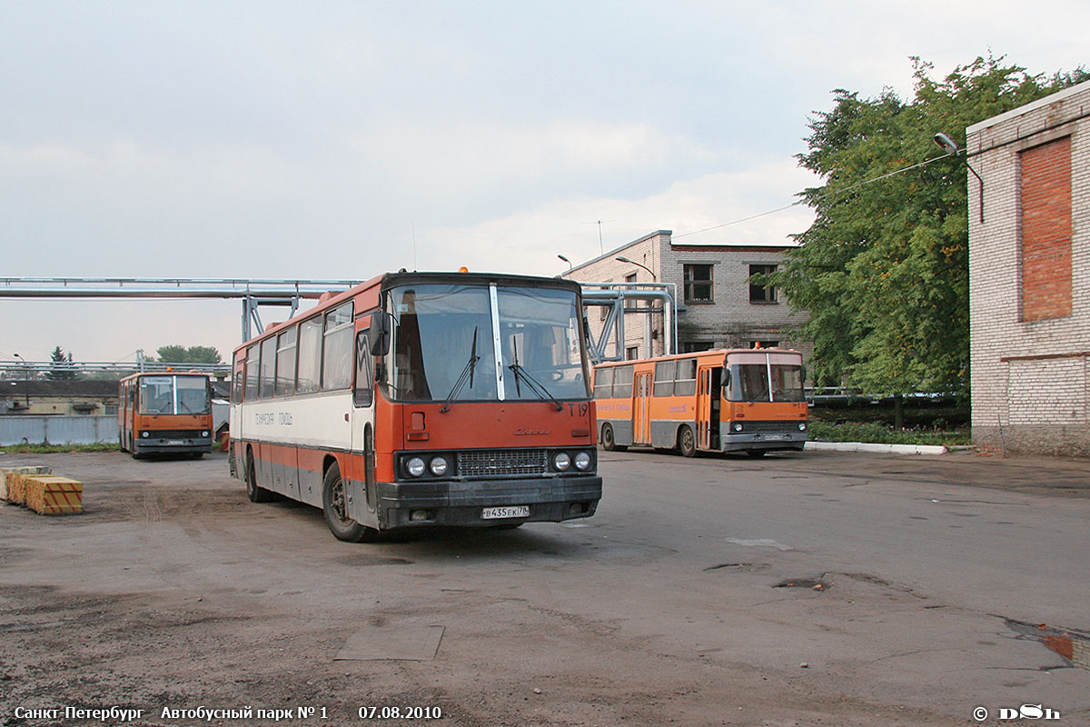 Санкт-Пецярбург, Ikarus 250.59 № 1019 (Т-19); Санкт-Пецярбург — Автобусные парки и стоянки