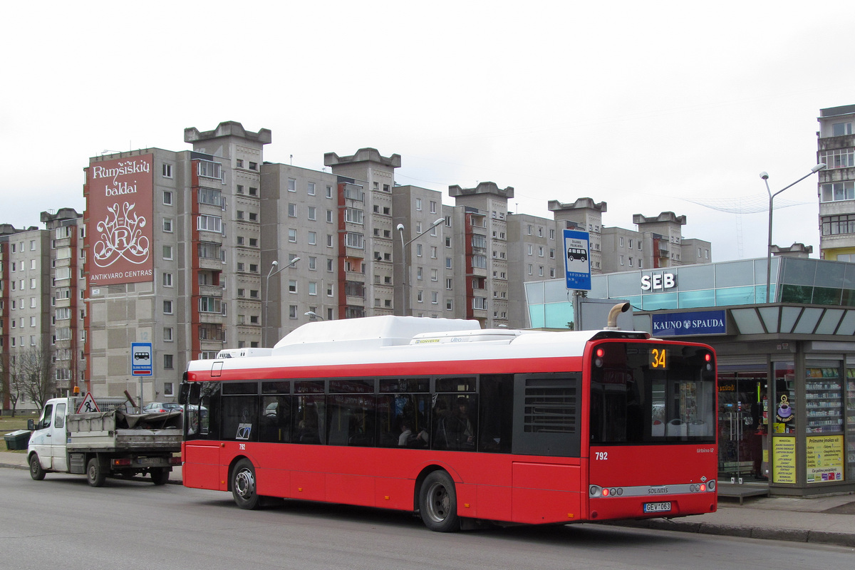 Литва, Solaris Urbino III 12 CNG № 792