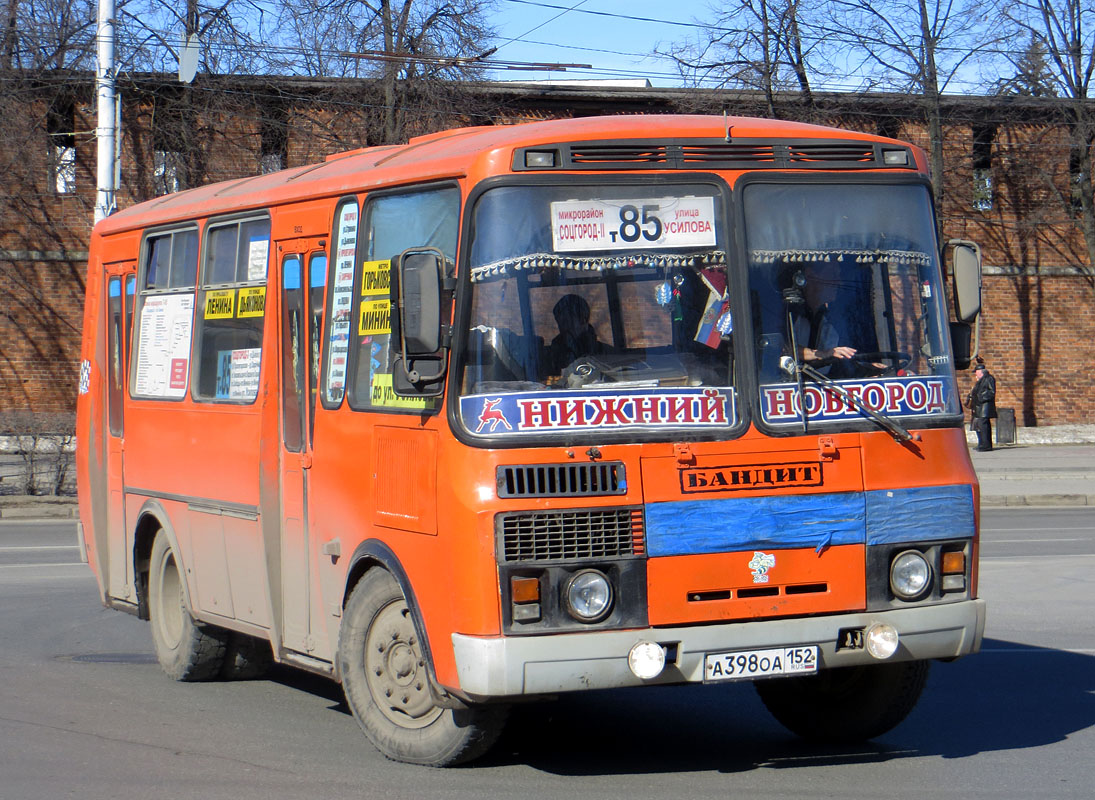 Нижегородская область, ПАЗ-32054 № А 398 ОА 152