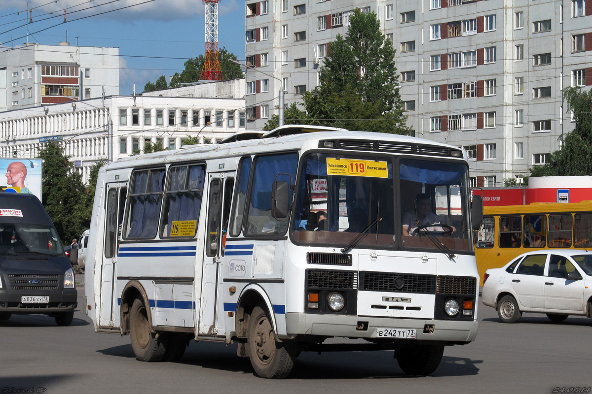 Ульяновская область, ПАЗ-32054 № В 242 ТТ 73