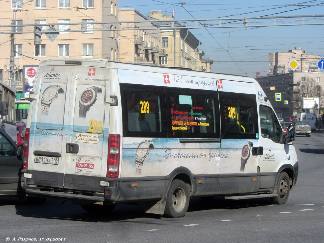 Санкт-Петербург, Нижегородец-2227UT (IVECO Daily) № В 811 НХ 178