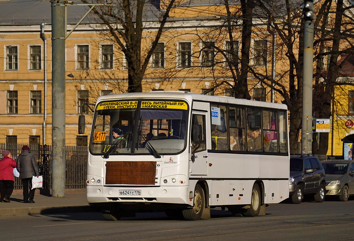 Санкт-Петербург, ПАЗ-320402-05 № В 624 ТС 178