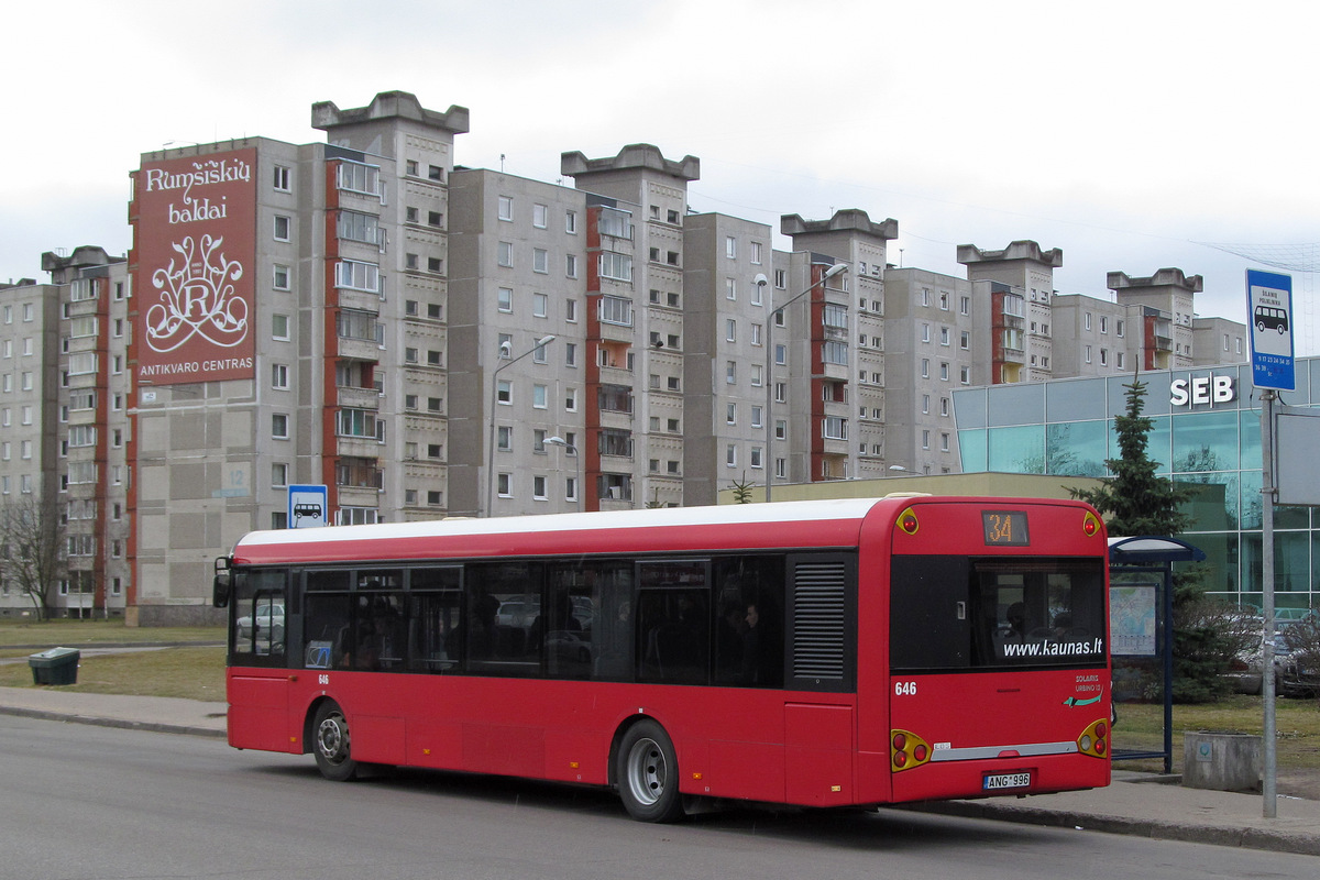 Литва, Solaris Urbino II 12 № 646