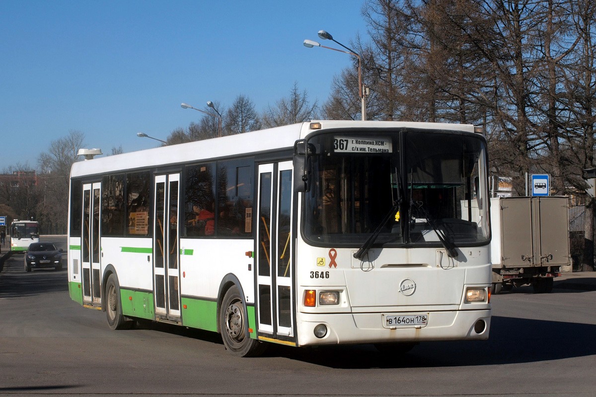 Санкт-Петербург, ЛиАЗ-5293.60 № 3646