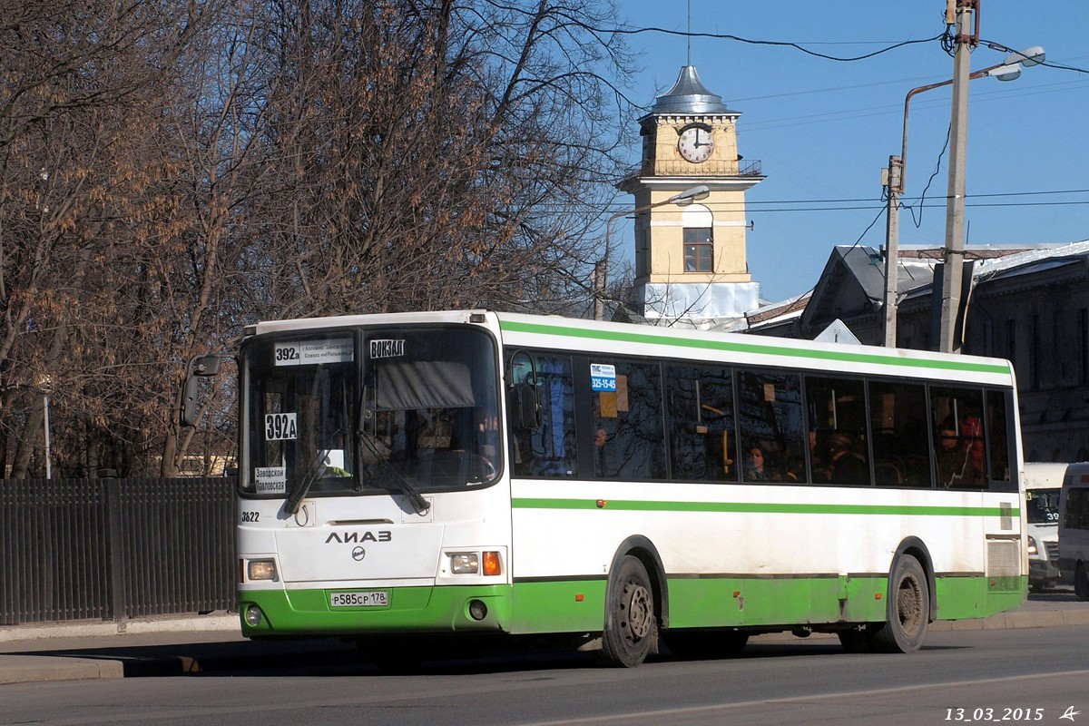 Санкт-Петербург, ЛиАЗ-5293.60 № 3822