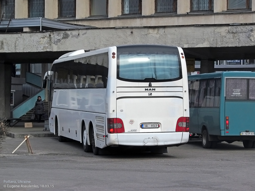 Чехия, MAN R08 Lion's Coach L RHC444 L № 3AC 8049