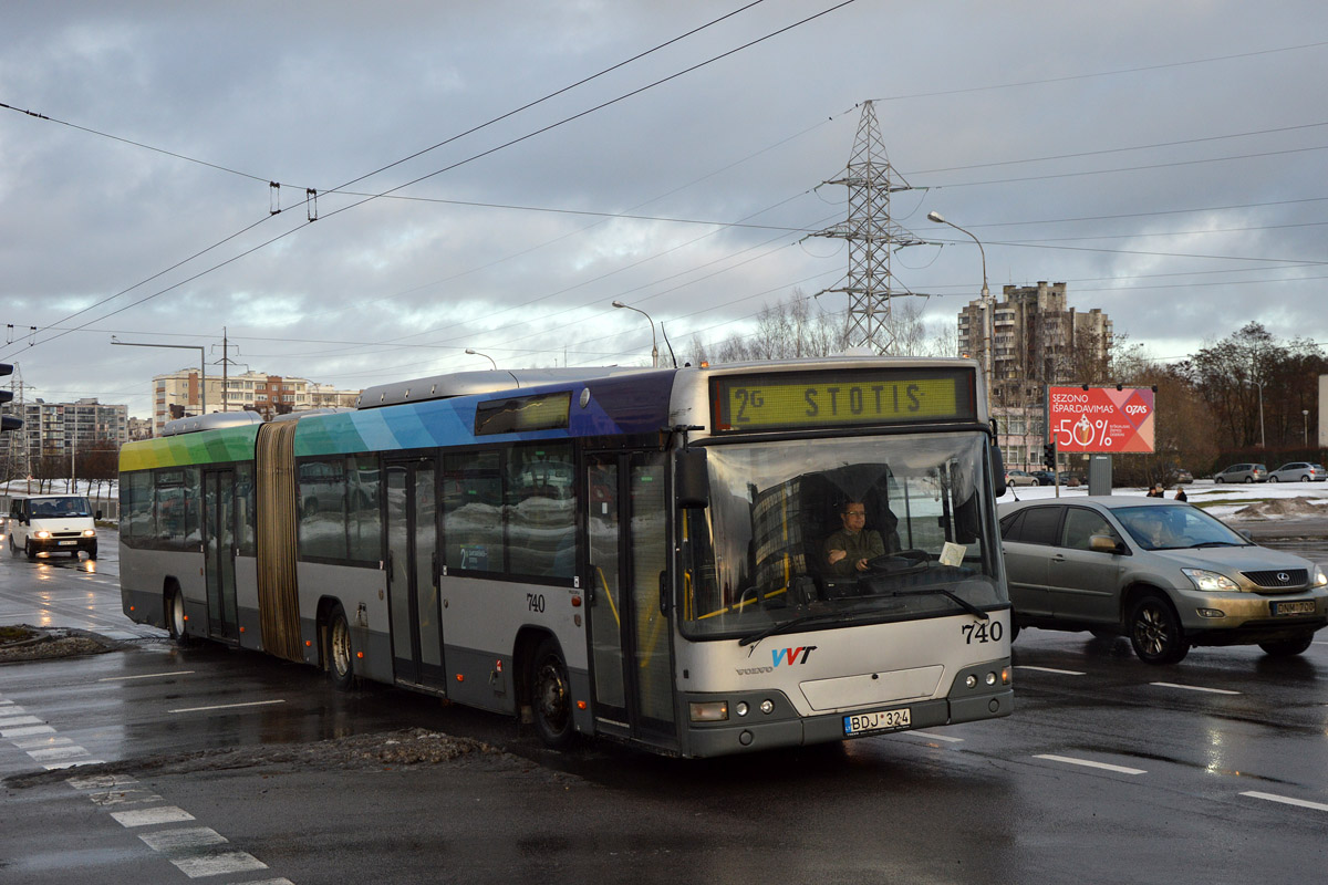 Литва, Volvo 7700A № 740